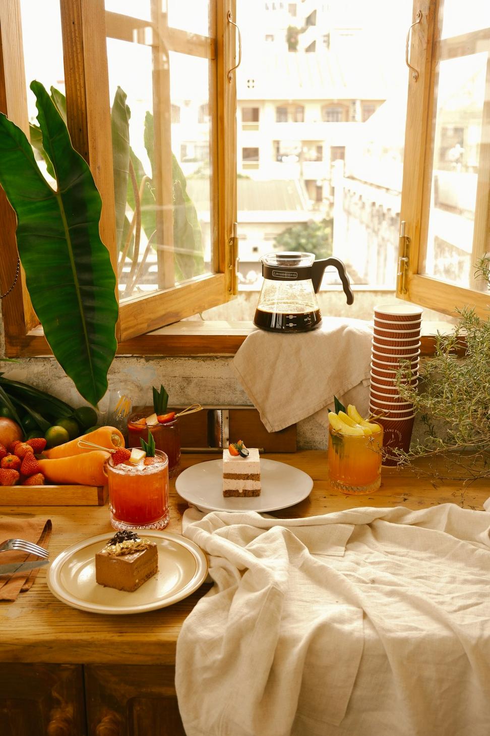 Breakfast spread
